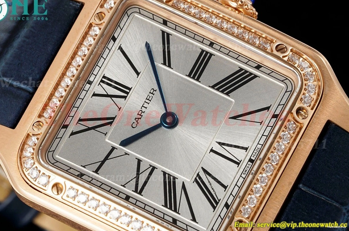 RG Santos Dumont LE Blue Dia Dial AF Quartz Silver 0329